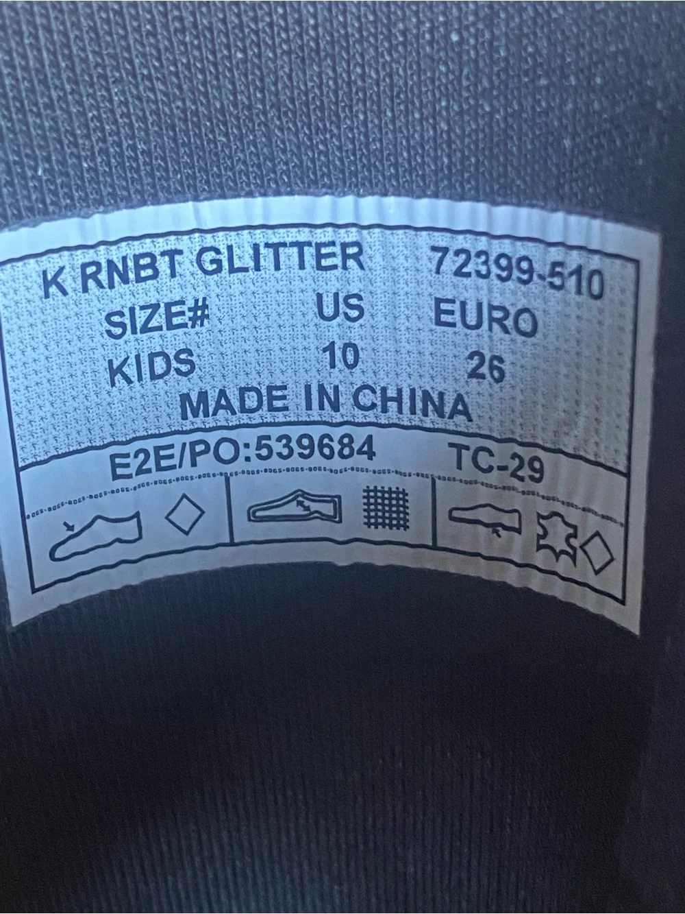 Bogs 10 Purple Glitter Kids Rain Boots NWOB